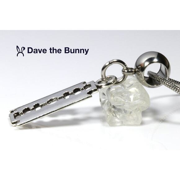 Razor Blade Necklace  - Punk Rock or an Emo Necklace - Picture 9 of 9